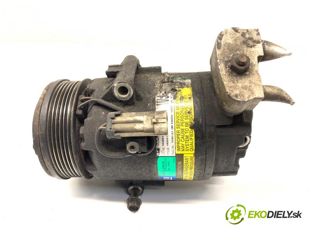 OPEL ASTRA H (A04) 2004 - 2014    1.7 CDTI (L48) 59 kW [80 KM] olej napędowy 2004 - 2010  Kompresor klimatizácie 13124751 (Kompresory klimatizácie)