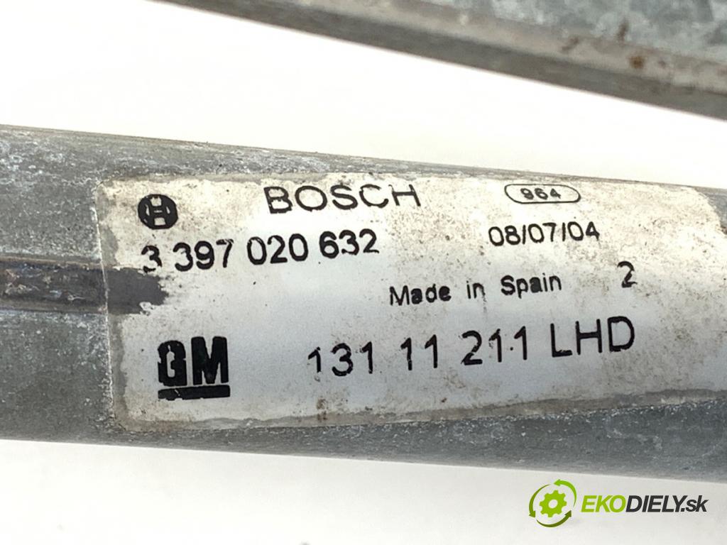 OPEL ASTRA H (A04) 2004 - 2014    1.7 CDTI (L48) 59 kW [80 KM] olej napędowy 2004 - 2010  Mechanizmus stieračov predný 13111211 (Motorčeky stieračov predné)