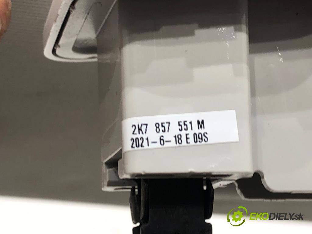 VW CADDY V Nadwozie pełne/minivan (SBA, SBH) 2020 - 2022    2.0 TDi BMT 90 kW [122 KM] olej napędowy 2020 - 2022  Clona slnečná ľavy 2K7857551M