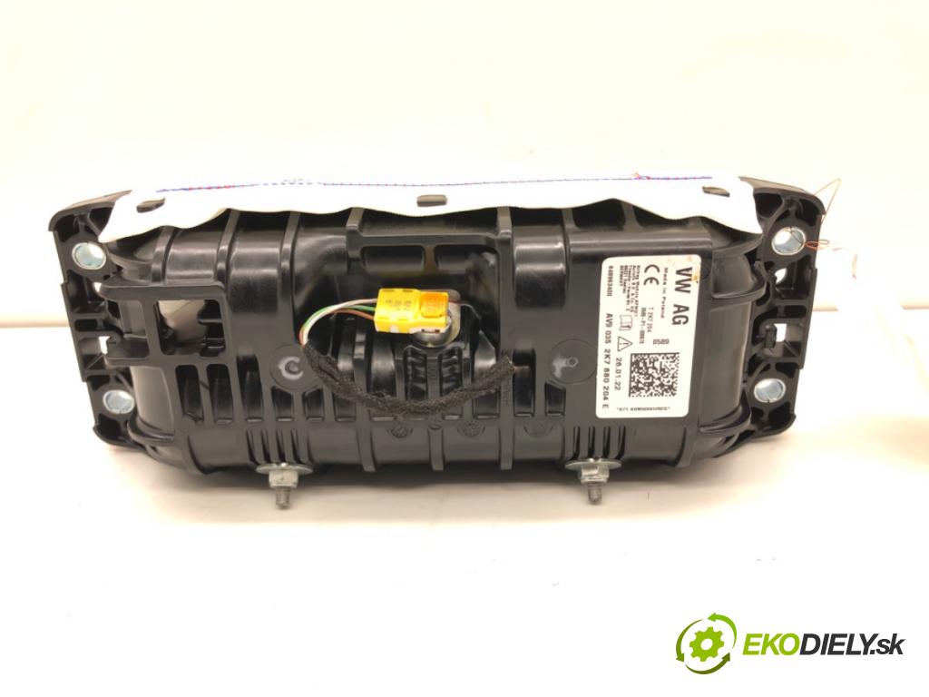 VW CADDY V Nadwozie pełne/minivan (SBA, SBH) 2020 - 2022    2.0 TDi BMT 90 kW [122 KM] olej napędowy 2020 - 2022  AirBag spolujazdca 2K7880204E (Airbagy)