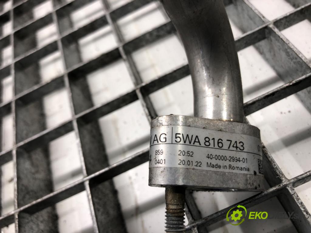 VW CADDY V Nadwozie pełne/minivan (SBA, SBH) 2020 - 2022    2.0 TDi BMT 90 kW [122 KM] olej napędowy 2020 - 2022  rúrka klimatizácie 5WA816743 (Rúrky klimatizácie)