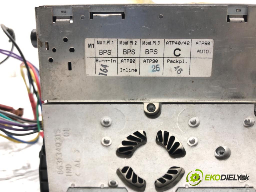 VW TRANSPORTER V Autobus (7HB, 7HJ, 7EB, 7EJ) 2003 - 2015    2.5 TDI 4motion 96 kW [130 KM] olej napędowy 2004 - 2009  RADIO 7H0035191C (Audio zariadenia)