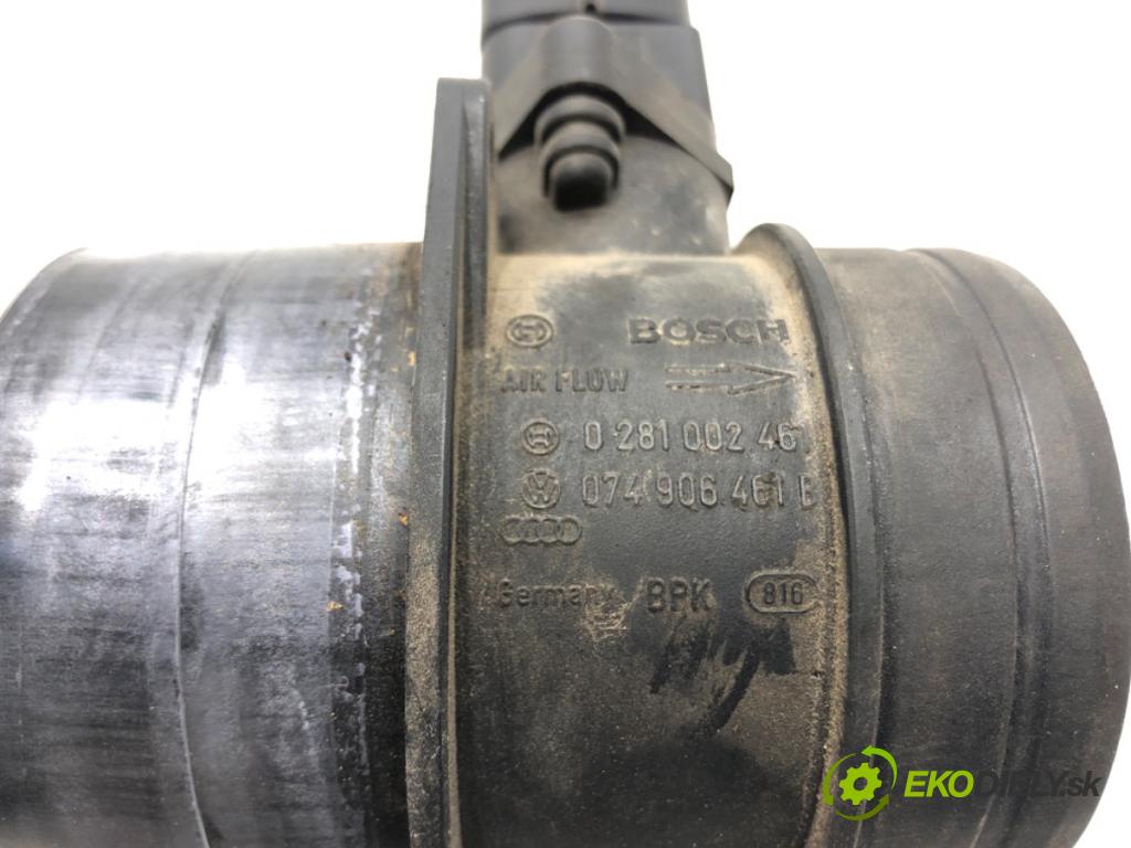 VW TRANSPORTER V Autobus (7HB, 7HJ, 7EB, 7EJ) 2003 - 2015    2.5 TDI 4motion 96 kW [130 KM] olej napędowy 2004 - 2009  Váha vzduchu 0281002461 (Váhy vzduchu)