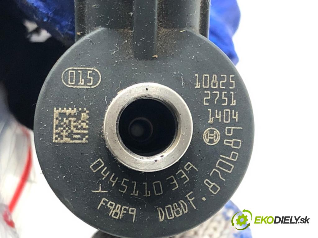 FORD FIESTA VI (CB1, CCN) 2008 - 2022    1.4 TDCi 50 kW [68 KM] olej napędowy 2009 - 2012  vstrekovač 0445110339 (Vstrekovače)