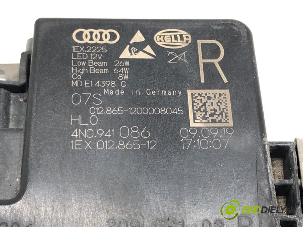 AUDI A8 D5 (4N2, 4N8) 2017 - 2022    60 TFSI Mild Hybrid quattro 338 kW [460 KM] Hybryda silnik benzynowy / elektryczny 2018 - 2022  světlomet pravý přední část 4N0941086