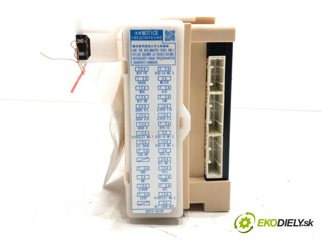 TOYOTA RAV 4 IV (_A4_) 2012 - 2022    2.5 Hybrid (AVA42_) 114 kW [155 KM] Hybryda silnik benzynowy / elektryczny 2015 - 2018  modul BSI 89221-42300 (Pojistkové skříňky)