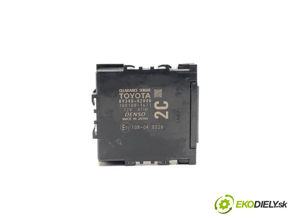 TOYOTA RAV 4 IV (_A4_) 2012 - 2022    2.5 Hybrid (AVA42_) 114 kW [155 KM] Hybryda silnik benzynowy / elektryczny 2015 - 2018  Modul PDC 89340-42040 (Ostatné)