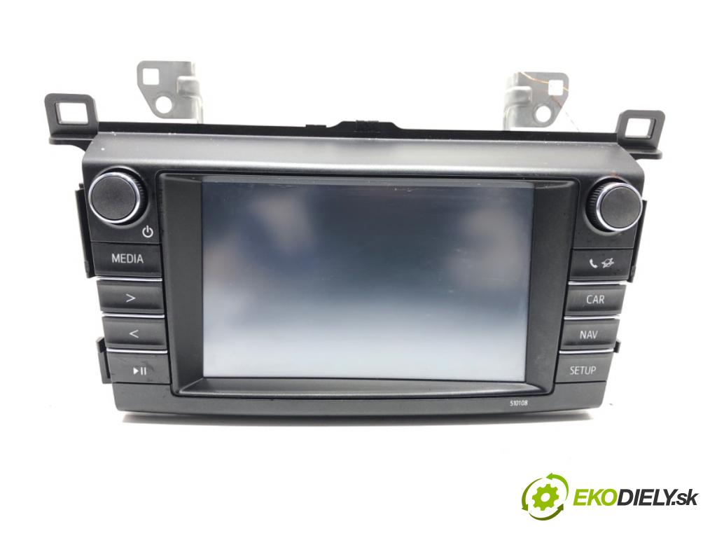 TOYOTA RAV 4 IV (_A4_) 2012 - 2022    2.5 Hybrid (AVA42_) 114 kW [155 KM] Hybryda silnik benzynowy / elektryczny 2015 - 2018  RADIO 86140-42310 (Audio zariadenia)