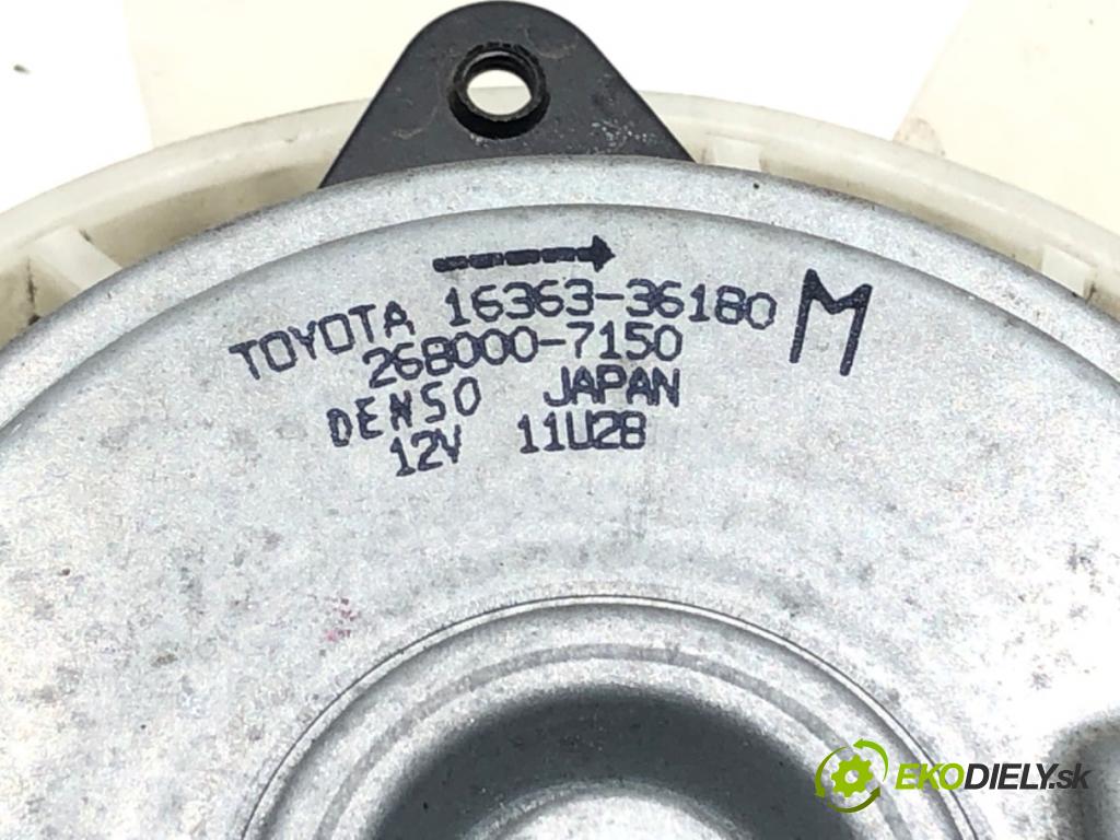 TOYOTA RAV 4 IV (_A4_) 2012 - 2022    2.5 Hybrid (AVA42_) 114 kW [155 KM] Hybryda silnik benzynowy / elektryczny 2015 - 2018  Ventilátor chladiča 16363-36180 (Ventilátory)