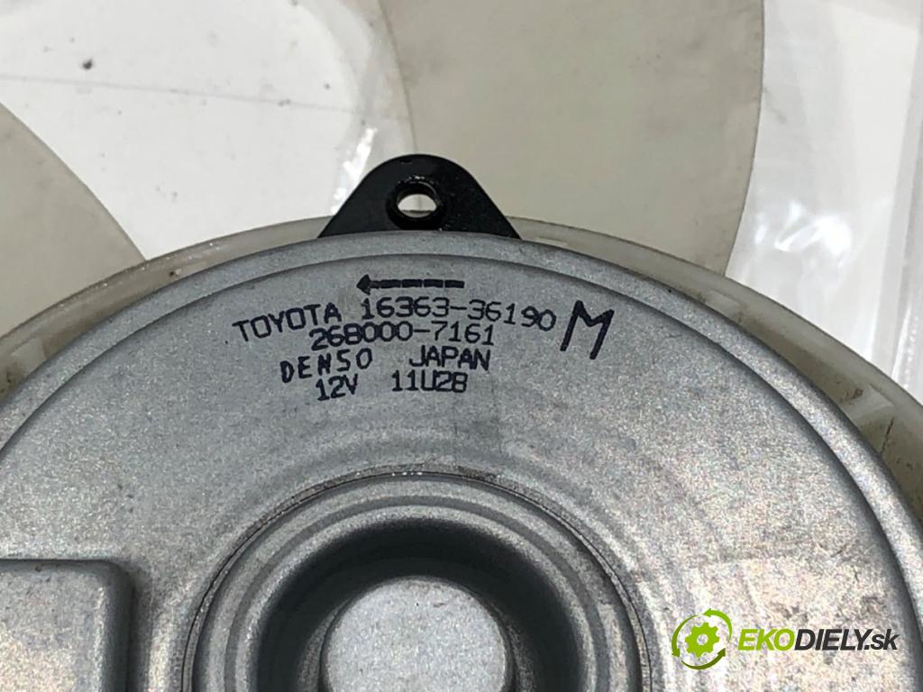 TOYOTA RAV 4 IV (_A4_) 2012 - 2022    2.5 Hybrid (AVA42_) 114 kW [155 KM] Hybryda silnik benzynowy / elektryczny 2015 - 2018  Ventilátor klimatizácie 16363-36190 (Ventilátory chladičov klimatizácie)