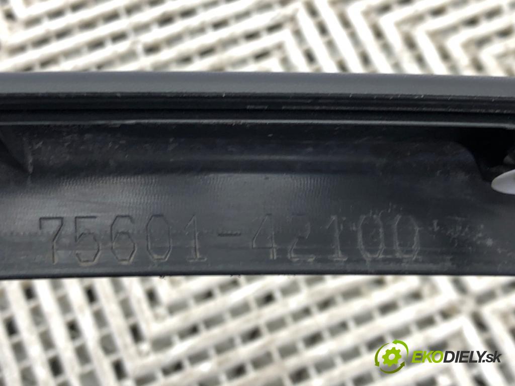 TOYOTA RAV 4 IV (_A4_) 2012 - 2022    2.5 Hybrid (AVA42_) 114 kW [155 KM] Hybryda silnik benzynowy / elektryczny 2015 - 2018  lišta blatníka přední část pravá 75601-42100
