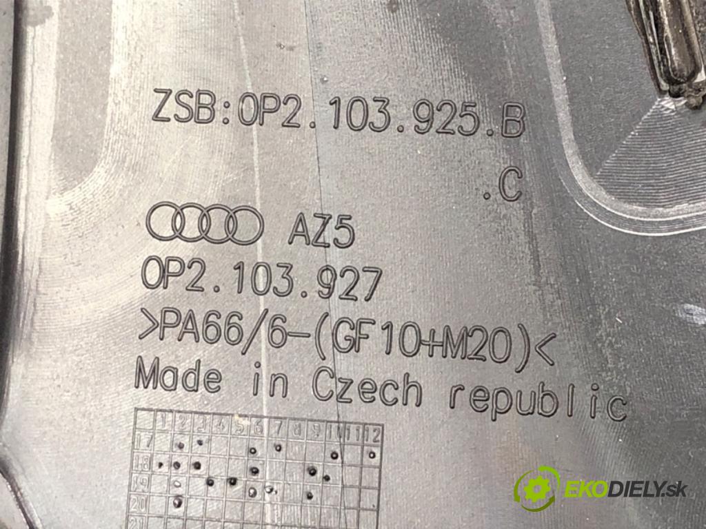 AUDI A8 D5 (4N2, 4N8) 2017 - 2022    60 TFSI Mild Hybrid quattro 338 kW [460 KM] Hybryda silnik benzynowy / elektryczny 2018 - 2022  Kryt Motor 0P2103925B (Kryty motora)
