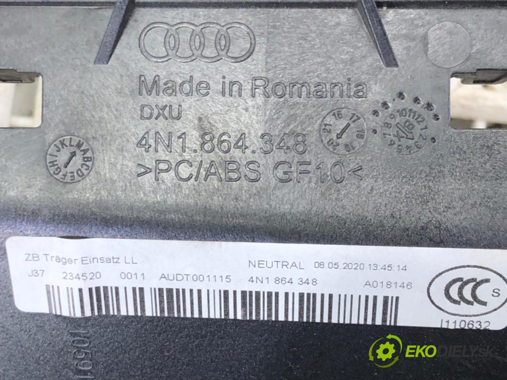 AUDI A8 D5 (4N2, 4N8) 2017 - 2022    60 TFSI Mild Hybrid quattro 338 kW [460 KM] Hybryda silnik benzynowy / elektryczny 2018 - 2022  Tunel stredový 4N1864348 (Stredový tunel / panel)