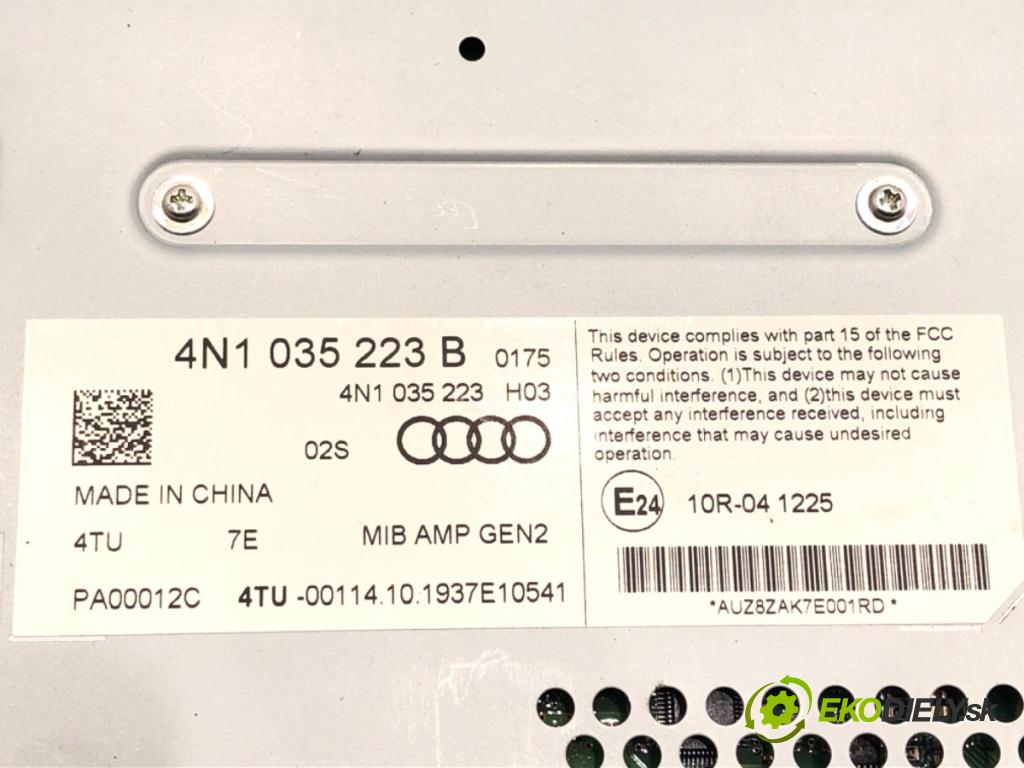 AUDI A8 D5 (4N2, 4N8) 2017 - 2022    60 TFSI Mild Hybrid quattro 338 kW [460 KM] Hybryda silnik benzynowy / elektryczny 2018 - 2022  Zosilňovač 4N1035223B (Zosilňovače)