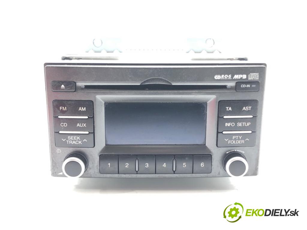 KIA RIO II (JB) 2005 - 2011    1.4 16V 71 kW [97 KM] benzyna 2005 - 2011  RADIO 961001G892 (Audio zariadenia)