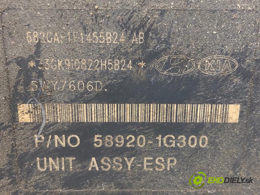 KIA RIO II (JB) 2005 - 2011    1.4 16V 71 kW [97 KM] benzyna 2005 - 2011  Pumpa ABS 58920-1G300 (Pumpy ABS)