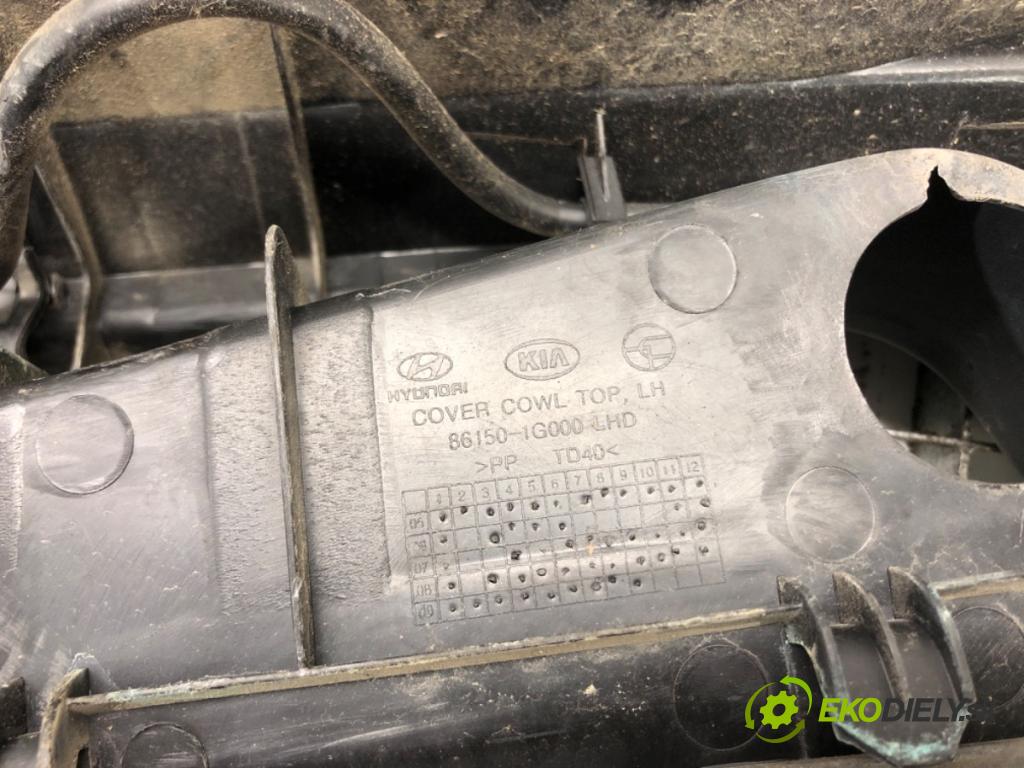 KIA RIO II (JB) 2005 - 2011    1.4 16V 71 kW [97 KM] benzyna 2005 - 2011  Torpédo, plast pod čelné okno 86150-1G000 (Torpéda)