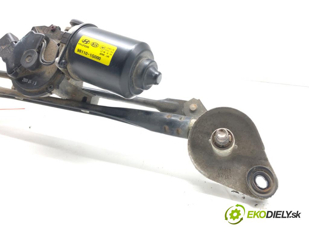 KIA RIO II (JB) 2005 - 2011    1.4 16V 71 kW [97 KM] benzyna 2005 - 2011  Mechanizmus stieračov predný 98110-1G000 (Motorčeky stieračov predné)