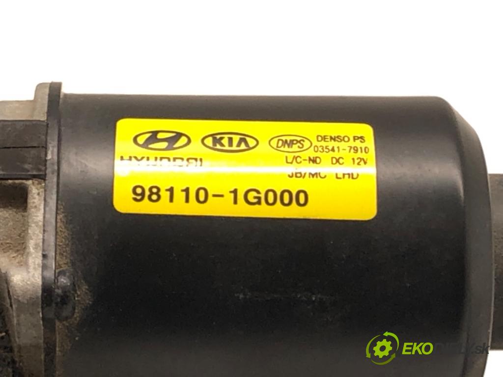 KIA RIO II (JB) 2005 - 2011    1.4 16V 71 kW [97 KM] benzyna 2005 - 2011  Mechanizmus stieračov predný 98110-1G000 (Motorčeky stieračov predné)