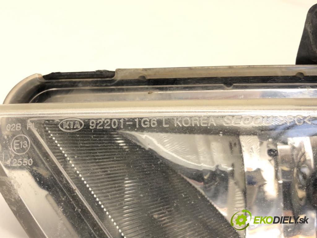 KIA RIO II (JB) 2005 - 2011    1.4 16V 71 kW [97 KM] benzyna 2005 - 2011  hmlové svetlo, hmlovka levý přední část 92201-1G6