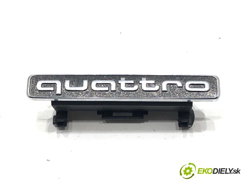 AUDI A8 D5 (4N2, 4N8) 2017 - 2022    60 TFSI Mild Hybrid quattro 338 kW [460 KM] Hybryda silnik benzynowy / elektryczny 2018 - 2022  znak značky QUATTRO masky přední část 