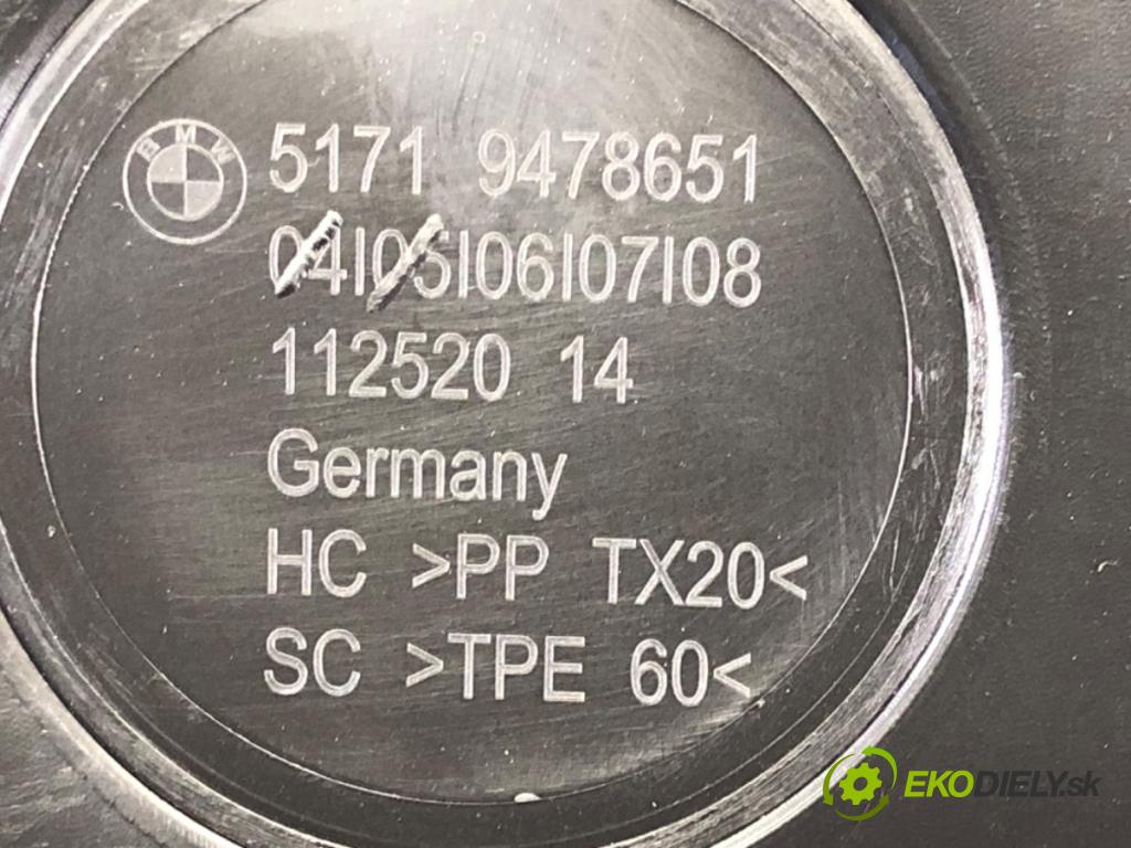 BMW X1 (U11) 2022-2025    s-drive 2.0i 115kW [156KM] BENZYNA  Torpédo, plast pod čelné okno 9478651 (Torpéda)