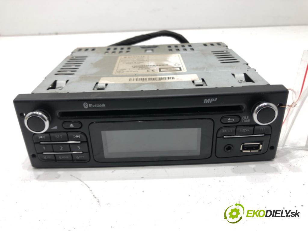 DACIA DUSTER (HS_) 2010 - 2018    1.6 16V LPG 77 kW [105 KM] Benzyna / gaz samochodowy (LPG) 2011 - 2018  RADIO 281155052R (Audio zariadenia)