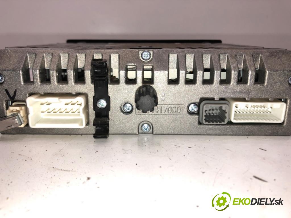 DACIA DUSTER (HS_) 2010 - 2018    1.6 16V LPG 77 kW [105 KM] Benzyna / gaz samochodowy (LPG) 2011 - 2018  RADIO 281155052R (Audio zariadenia)