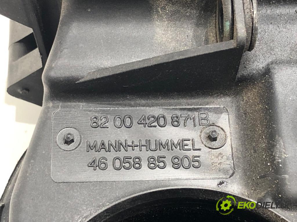 DACIA DUSTER (HS_) 2010 - 2018    1.6 16V LPG 77 kW [105 KM] Benzyna / gaz samochodowy (LPG) 2011 - 2018  obal filtra vzduchu 8200420871B (Kryty filtrů)