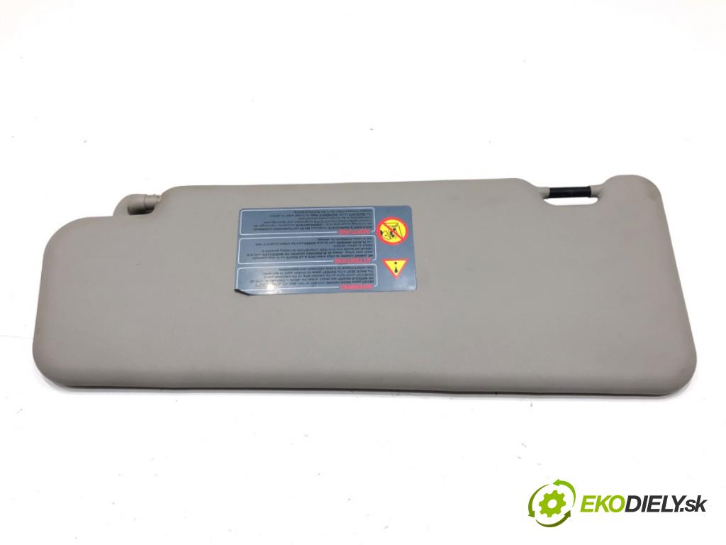 DACIA DUSTER (HS_) 2010 - 2018    1.6 16V LPG 77 kW [105 KM] Benzyna / gaz samochodowy (LPG) 2011 - 2018  Clona slnečná pravy 964001901R