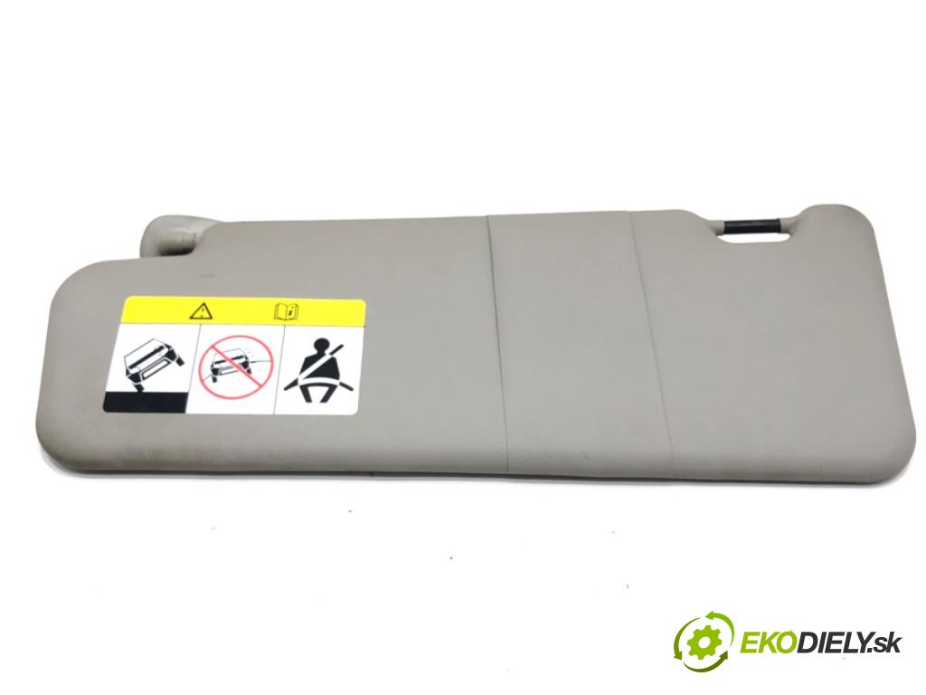 DACIA DUSTER (HS_) 2010 - 2018    1.6 16V LPG 77 kW [105 KM] Benzyna / gaz samochodowy (LPG) 2011 - 2018  Clona slnečná ľavy 964016685R