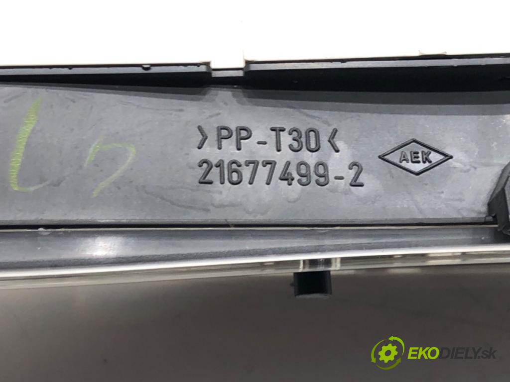 DACIA DUSTER (HS_) 2010 - 2018    1.6 16V LPG 77 kW [105 KM] Benzyna / gaz samochodowy (LPG) 2011 - 2018  Prístrojovka 21677499-2 (Prístrojové dosky, displeje)