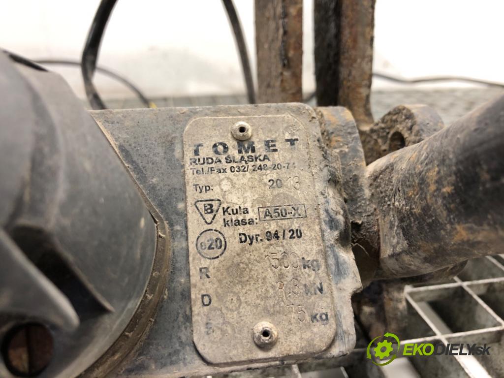 DACIA DUSTER (HS_) 2010 - 2018    1.6 16V LPG 77 kW [105 KM] Benzyna / gaz samochodowy (LPG) 2011 - 2018  Hák tažné zařízení  (Tažná zařízení)