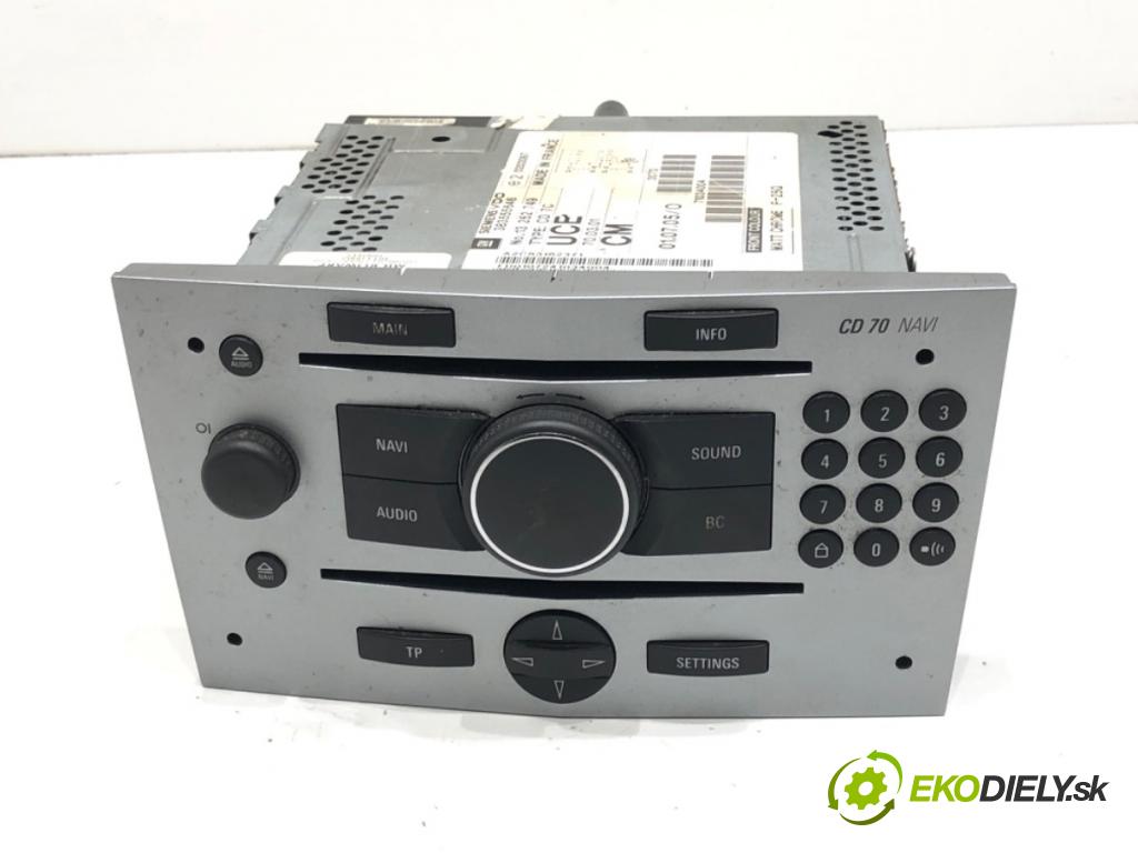 OPEL ZAFIRA B Nadwozie pełne/minivan (A05) 2005 - 2015    1.9 CDTI VAN (M75) 88 kW [120 KM] olej napędowy 2005 - 2015  RADIO CD 70 13262749