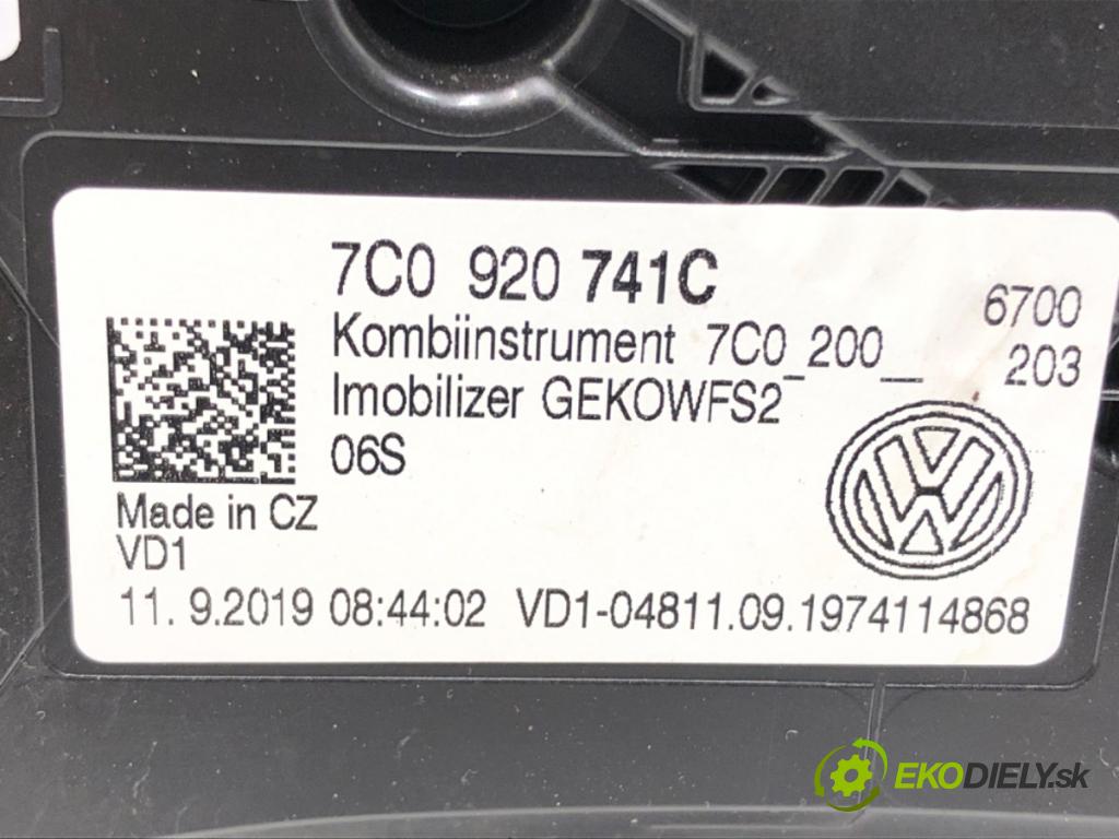 MAN TGE Autobus 2017 - 2022    2.0 TDI 130 kW [177 KM] olej napędowy 2017 - 2022  Prístrojovka 7C0920741C (Prístrojová doska, displej)