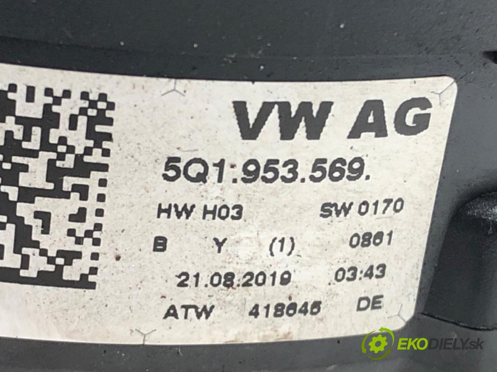 MAN TGE Autobus 2017 - 2022    2.0 TDI 130 kW [177 KM] olej napędowy 2017 - 2022  Krúžok, slimák airbag 5Q1953569 (Airbag)
