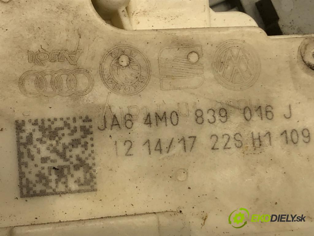 AUDI Q7 (4MB, 4MG) 2015 - 2022    3.0 TDI quattro 200 kW [272 KM] olej napędowy 2015 - 2019  zámok dveře pravý zadní část 4M0839016J 4M0839004A