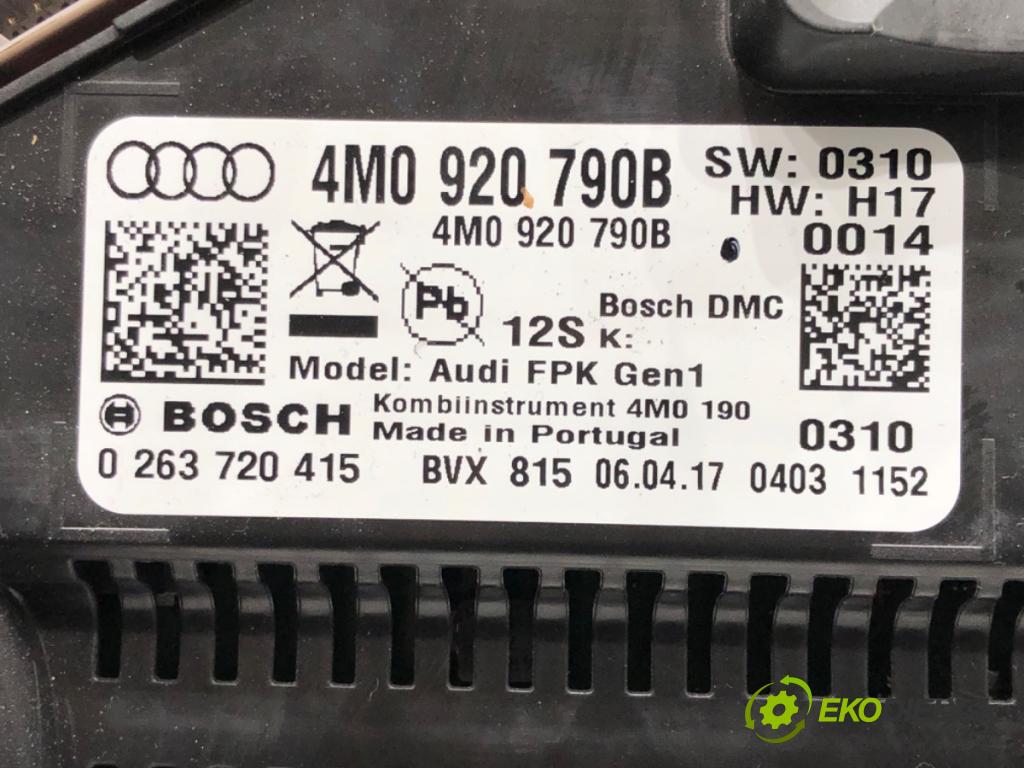 AUDI Q7 (4MB, 4MG) 2015 - 2022    3.0 TDI quattro 200 kW [272 KM] olej napędowy 2015 - 2019  Prístrojovka 4M0920790B (Prístrojové dosky, displeje)