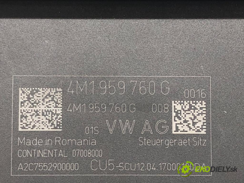 AUDI Q7 (4MB, 4MG) 2015 - 2022    3.0 TDI quattro 200 kW [272 KM] olej napędowy 2015 - 2019  Modul sedačky 4M1959760G