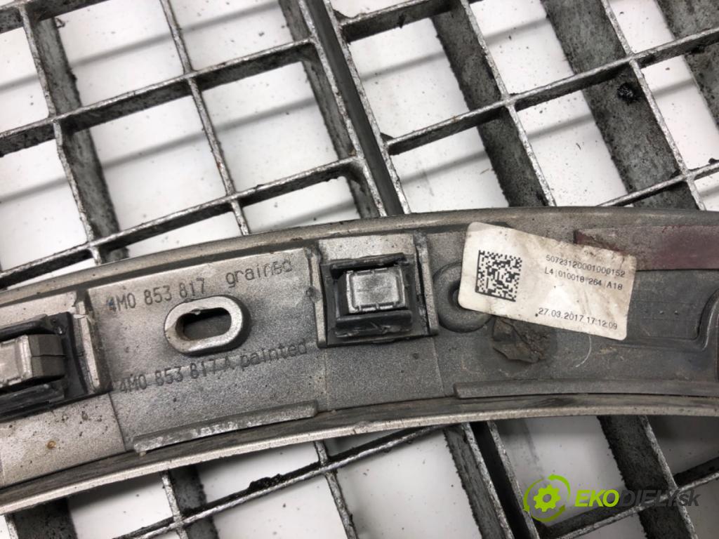 AUDI Q7 (4MB, 4MG) 2015 - 2022    3.0 TDI quattro 200 kW [272 KM] olej napędowy 2015 - 2019  Lišta blatníka zad ľavá strana 4M0853817 (Lišty)