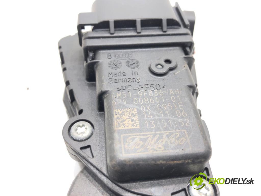 FORD FOCUS II Turnier (DA_, FFS, DS) 2004 - 2012    1.6 TDCi 80 kW [109 KM] olej napędowy 2004 - 2012  Potenciometer plynu 4M51-9F836-AH (Pedále)