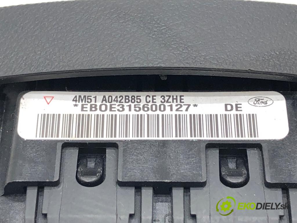 FORD FOCUS II Turnier (DA_, FFS, DS) 2004 - 2012    1.6 TDCi 80 kW [109 KM] olej napędowy 2004 - 2012  AirBag volantu 4M51-A042B85-CE (Airbagy)