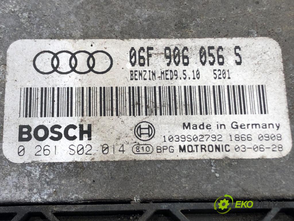 AUDI A3 (8P1) 2003 - 2013    2.0 FSI 110 kW [150 KM] benzyna 2003 - 2008  riadiaca jednotka Motor 06F906056S (Riadiace jednotky)