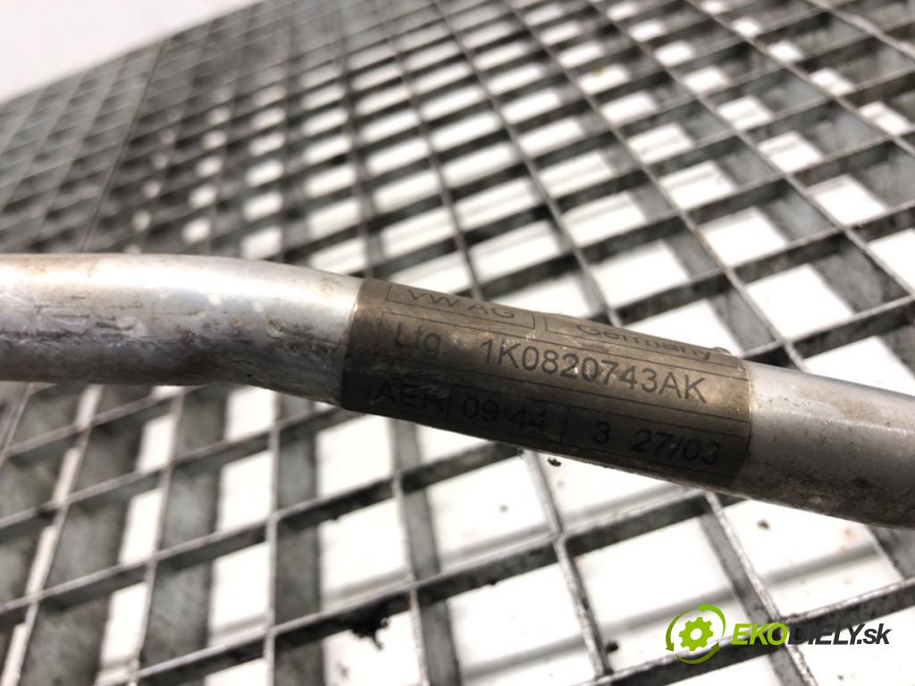 AUDI A3 (8P1) 2003 - 2013    2.0 FSI 110 kW [150 KM] benzyna 2003 - 2008  rúrka klimatizácie 1K0820743AK (Rúrky klimatizácie)