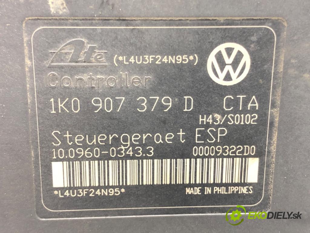 AUDI A3 (8P1) 2003 - 2013    2.0 FSI 110 kW [150 KM] benzyna 2003 - 2008  pumpa ABS 1K0907379D 1K0614517B (Pumpy brzdové)