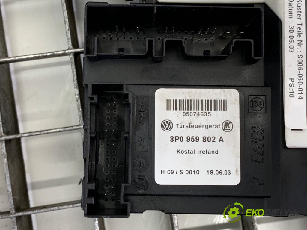 AUDI A3 (8P1) 2003 - 2013    2.0 FSI 110 kW [150 KM] benzyna 2003 - 2008  mechanismus okna pravý přední část