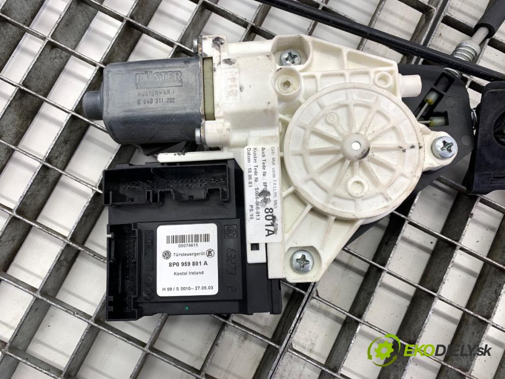 AUDI A3 (8P1) 2003 - 2013    2.0 FSI 110 kW [150 KM] benzyna 2003 - 2008  mechanismus okna levý přední část