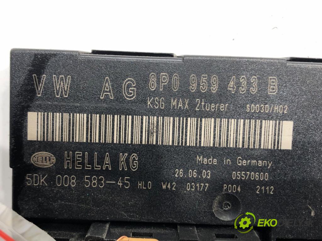 AUDI A3 (8P1) 2003 - 2013    2.0 FSI 110 kW [150 KM] benzyna 2003 - 2008  Modul komfortu 8P0959433B (Moduly komfortu)