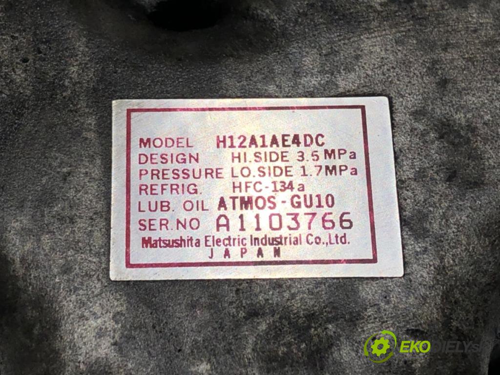 MAZDA 5 (CR19) 2005 - 2010    2.0 CD (CR19) 81 kW [110 KM] olej napędowy 2005 - 2010  Kompresor klimatizácie H12A1AE4DC (Kompresory klimatizácie)