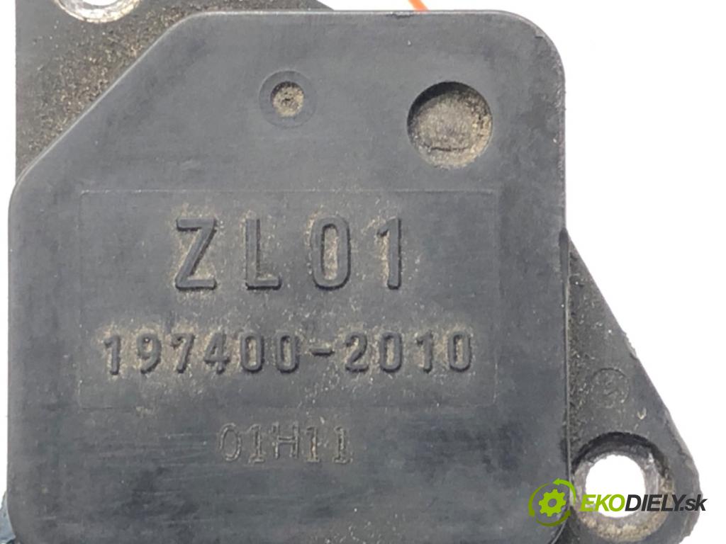 MAZDA 5 (CR19) 2005 - 2010    2.0 CD (CR19) 81 kW [110 KM] olej napędowy 2005 - 2010  Váha vzduchu 197400-2010 (Váhy vzduchu)